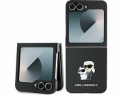 Karl Lagerfeld Karl Lagerfeld KLHCZF6SAPKCNPK Z Flip6 F741černá/černá kovová odznak Saffiano