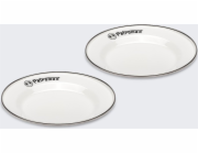 Petromax Smaltované talíře 18 cm 2 ks BÍLÉ