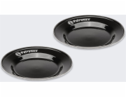 Petromax Smaltované talíře Petromax 18 cm 2 ks ČERNÉ