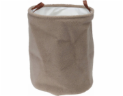 Home Styling Collection Kolekce pro domácí styling Úložný košík Boucle, rukojeti z umělé kůže, O 38 x 50 cm