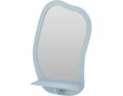 Home Styling Collection Kolekce bytového stylingu Zrcadlo do dětského pokoje s praktickou poličkou na poklady, 40 x 11 x 60 cm