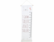 Home Styling Collection Nástěnné plátno s třásněmi na míru pro domácnost, kolekce pro měření výšky, výška až 160 cm, 40 x 140 cm