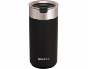 Quokka Termohrnek na kávu Quokka Boost - nerezový termohrnek s nálevníkem 400 ml (černý)