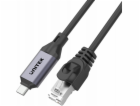 Unitek Kabel USB-C - RJ-45 USB 2m, černo-stříbrný (C18148...