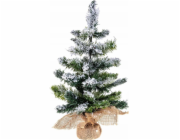 Fééric Lights and Christmas Vánoční světýlka Fééric a umělý vánoční stromek pokrytý sněhem, v jutovém sáčku, 50 cm