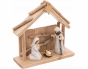 Fééric Lights and Christmas Vánoční světýlka a vánoční scéna, dřevěná