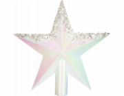 Atmosphera Vánoční hvězda na vrcholek stromečku, 22 cm