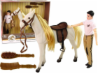 LeanToys Příslušenství k figurkám panenek Bílý kůň