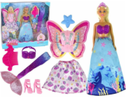 LeanToys Anlily panenka Mořská panna Víla princezna Mořský svět