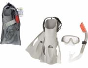 Bestway Gray potápěčská sada maska, ploutve, trubice Bestway 25020
