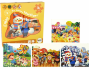 LeanToys 4 v 1 puzzle Čtyři roční období