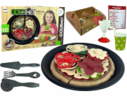 LeanToys Sada Pizza Doplňky Kuchyň Jídlo Hra