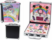 LeanToys Kosmetická sada v kufru Oční stíny Třpytky Laky na nehty Černá LEAN Toys