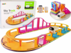 LeanToys Magnetické stavební kostky Sky Track 29 dílků