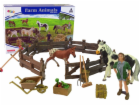 TRITON LeanToys Figure Set Farm pro sestavení dřevěných f...