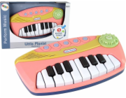 LeanToys Interaktivní piano Malý růžový pianista