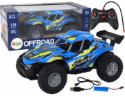 NoName Auto 1:16 na dálkové ovládání, terénní auto, RC, modré