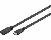 MicroConnect Kabel USB USB-C - USB-C 1,5 m černý (USB3.1CC1.5EX)