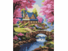 Norimpex Diamantová mozaika - Dům v květinách 40x50cm