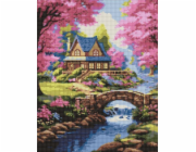 Norimpex Diamantová mozaika - Dům v květinách 40x50cm