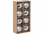 Atmosphera Sada stříbrných ozdob 8 cm