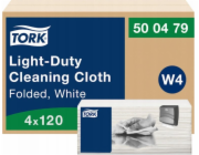 Tork – Netkaná čisticí utěrka na lehké znečištění, 1vrstvá – Bílá
