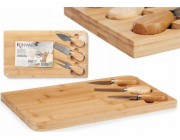 Kinvara Prkénko na krájení Prkénko na sýr ORVA se 3 příbory