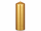 Acorde Válec svíčky LUNAR zlatý, O 7 cm