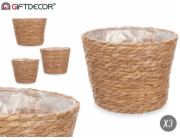Giftdecor RUSTIC Pletené poklice na hrnce, 3 kusy