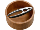 Kesper Miska na louskáček z tmavého bambusu, O 16,6 cm