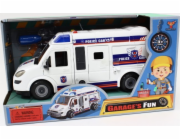 Hipo Auto policejní světlo/zvuk odšroubované YW8088A 09998