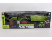 Blocki RC traktor s přívěsem + zvířata 666-88 12196