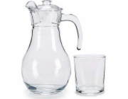 Vivalto Sada sklenic Vivalto Džbán 5 ks Průhledné sklo 4 x (40 cl) / 1 x (1,8 l)