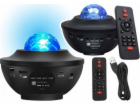 LeanToys Star Projector LED lampa Bluetooth reproduktor D...