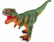 LeanToys Velká figurka dinosaura Tyrannosaurus Rex, zeleno-oranžový zvuk, délka 60 cm
