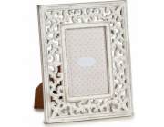 Giftdecor Dárkový dekorační rám Fotorámeček v dřevěném, zdobeném rámu LIRA, 19,6 x 11,5 x 24,5 cm