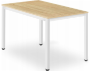 Leobert Stůl TESSA 120cm x 60cm - dub / bílé nohy