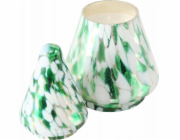 Boltze Skleněná svíčka ve tvaru vánočního stromku DOTTI, výška 17,5 cm