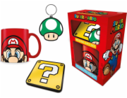 Pyramid DÁRKOVÁ SADA HRNKU S KLÍČENKAMI PYRAMAD MARIO BROS, POBŘEŽNÍ