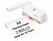 Phomemo Termo papír vložka, 2 role, A4, 210 mm, pro Phomemo M832 M08F / Q22-RMSG10-A4M8