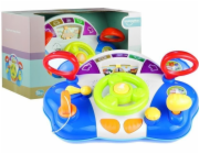 LeanToys Interaktivní volant pro děti, zvukový panel, LEAN Toys