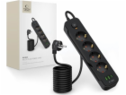 Tech-Protect Prodlužovací kabel PCL4X3, dlouhý, 2 USB a 1...