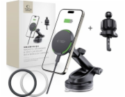 Tech-Protect Nabíječka TECH-PROTECT MM15W-V7 QI2 MAGNETICKÁ MAGSAFE DRŽÁK DO PALUBNÍ DESKY A VENTILAČNÍHO SYSTÉMU AUTO BEZDRÁTOVÁ NABÍJEČKA 15W ČERNÁ