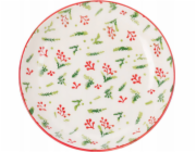 Home Styling Collection Kolekce pro domácí styling Vánoční hluboký talíř z kameniny, O 21 cm
