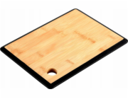 Kesper Cutting Board Bambusové prkénko s rukojetí, černé