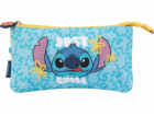 Disney Penál Stitch Tropical - 3přihrádkový penál