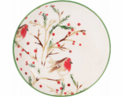 Home Styling Collection Kolekce pro domácí styling Vánoční hluboký talíř z kameniny, O 21 cm