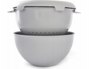 Practic Praktická miska s cedníkem a víkem, O 24 cm