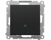 Kontakt-Simon Křížový konektor 55 TW7.01/149, modul 10 AX, 250V~, rychlospojky, matně černá