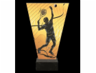 Victoria Sport Monochromatická skleněná trofej na mramoro...